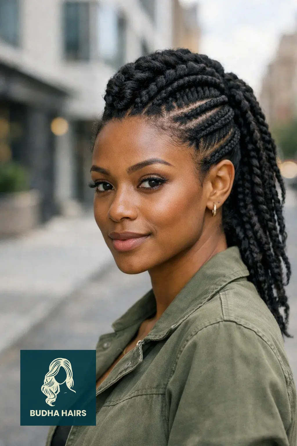 30 Chic Elegant Hairstyles for Black Women That Exude Confidence 18 Braided Mohawk (Mohawk Braid)