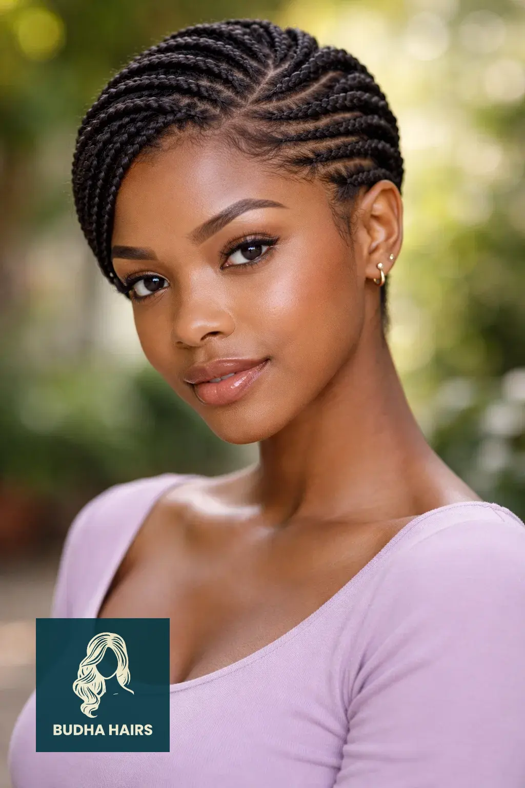 30 Pixie Hairstyles for Black Women That Look Stunning 17 Braided Pixie (Short Protective Style)
