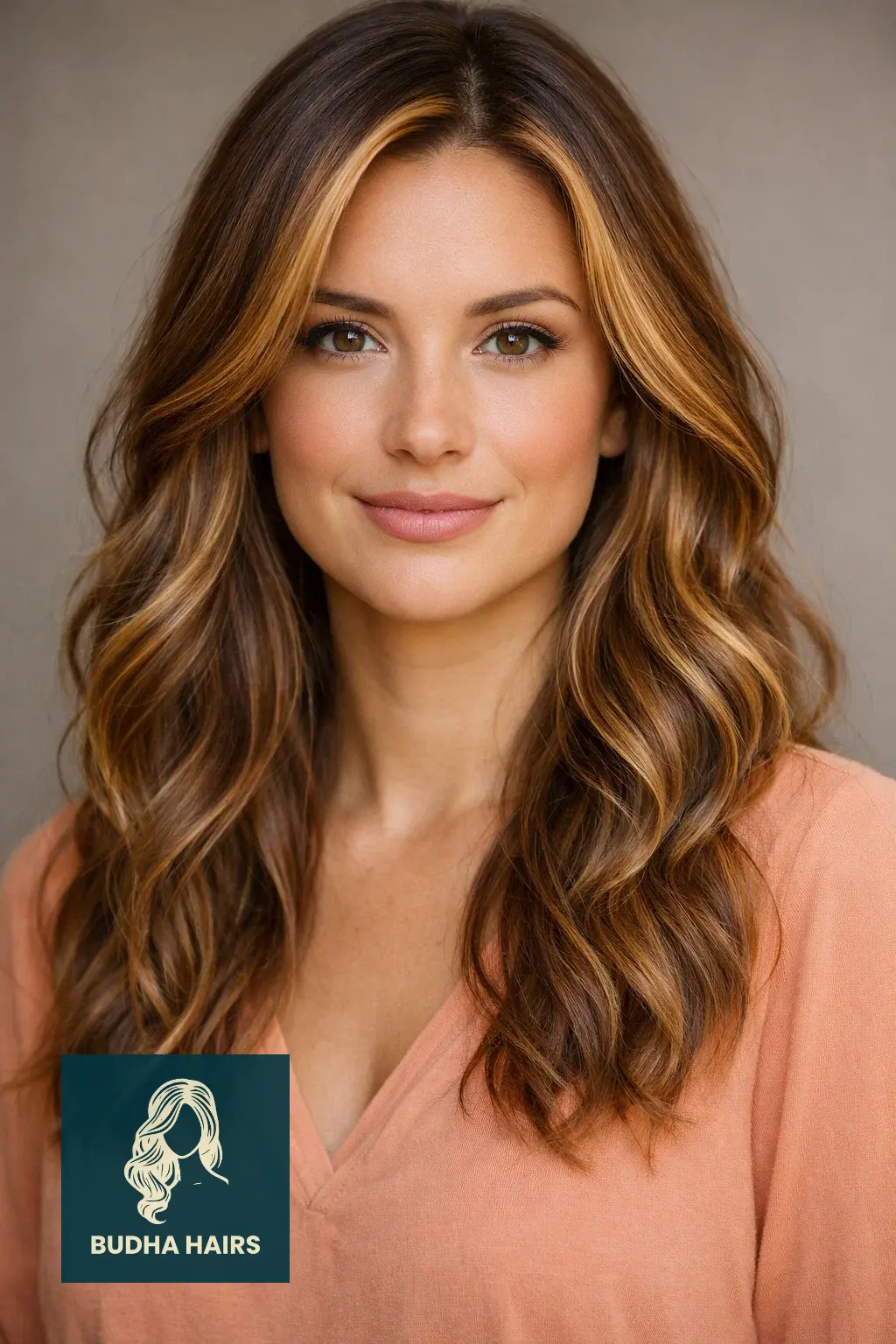 30 Best Honey Brown Balayage Ideas for an Expensive Look 11 Bronze-Caramel with Honey "Halo" Illumination