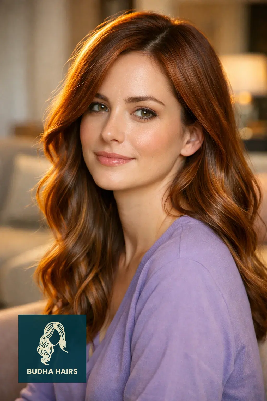 30 Best Red Copper Balayage Ideas for a High-Fashion Look 11 Bronze-Copper with "Halo" Illumination