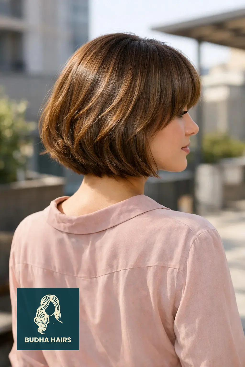 25 Best Brown Bob Hairstyles: Trendy Brunette Ideas for 2026 24 Caramel-Swirl Bob with Curtain Bangs