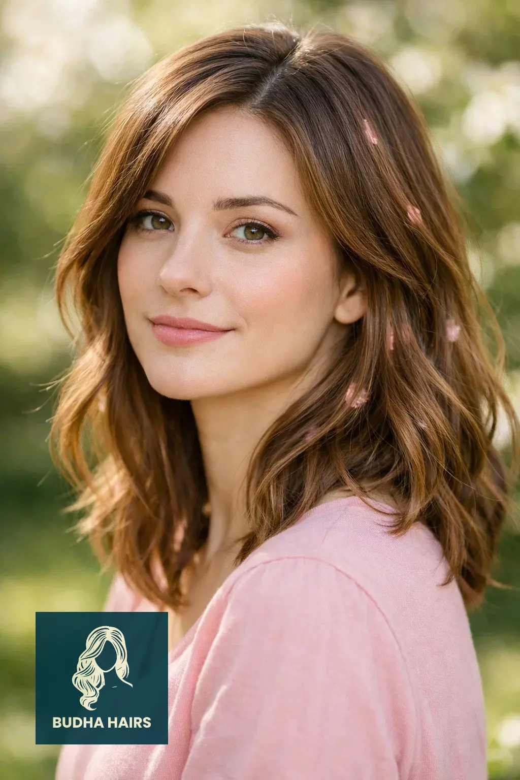 30 Best Pink Highlights in Brown Hair: Top Ideas for 2026 21 Cherry Blossom Soft Highlights