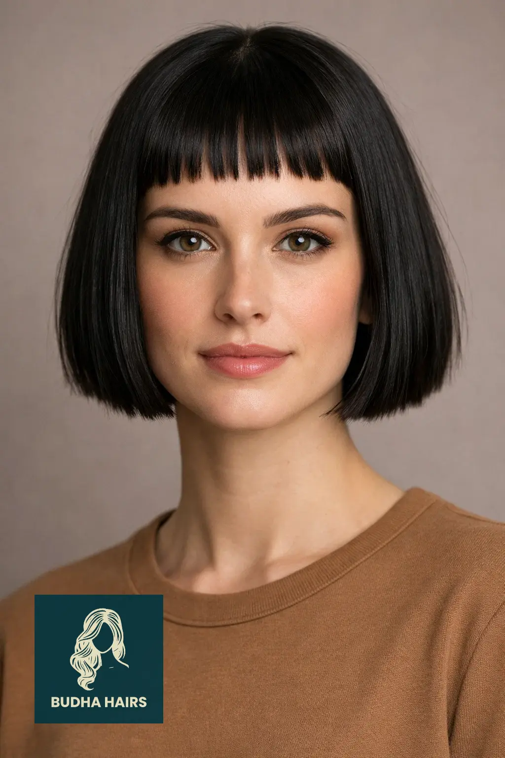 35 Best Bob Hairstyles with Bangs to Try Now 8 Chin-Length Bob with Micro Bangs