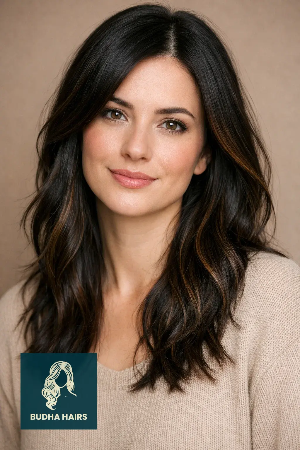 35 Best Black Hair with Brown Highlights: Top Ideas 2026 1 Chocolate Mocha Babylights