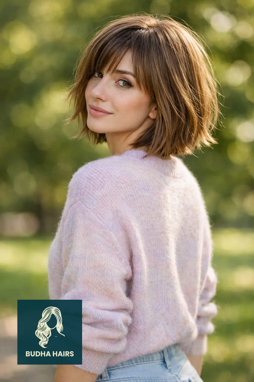 30 Best Bob Hairstyles for Round Face: Slimming Ideas 2026 4 Choppy Bob with Face-Framing Layers
