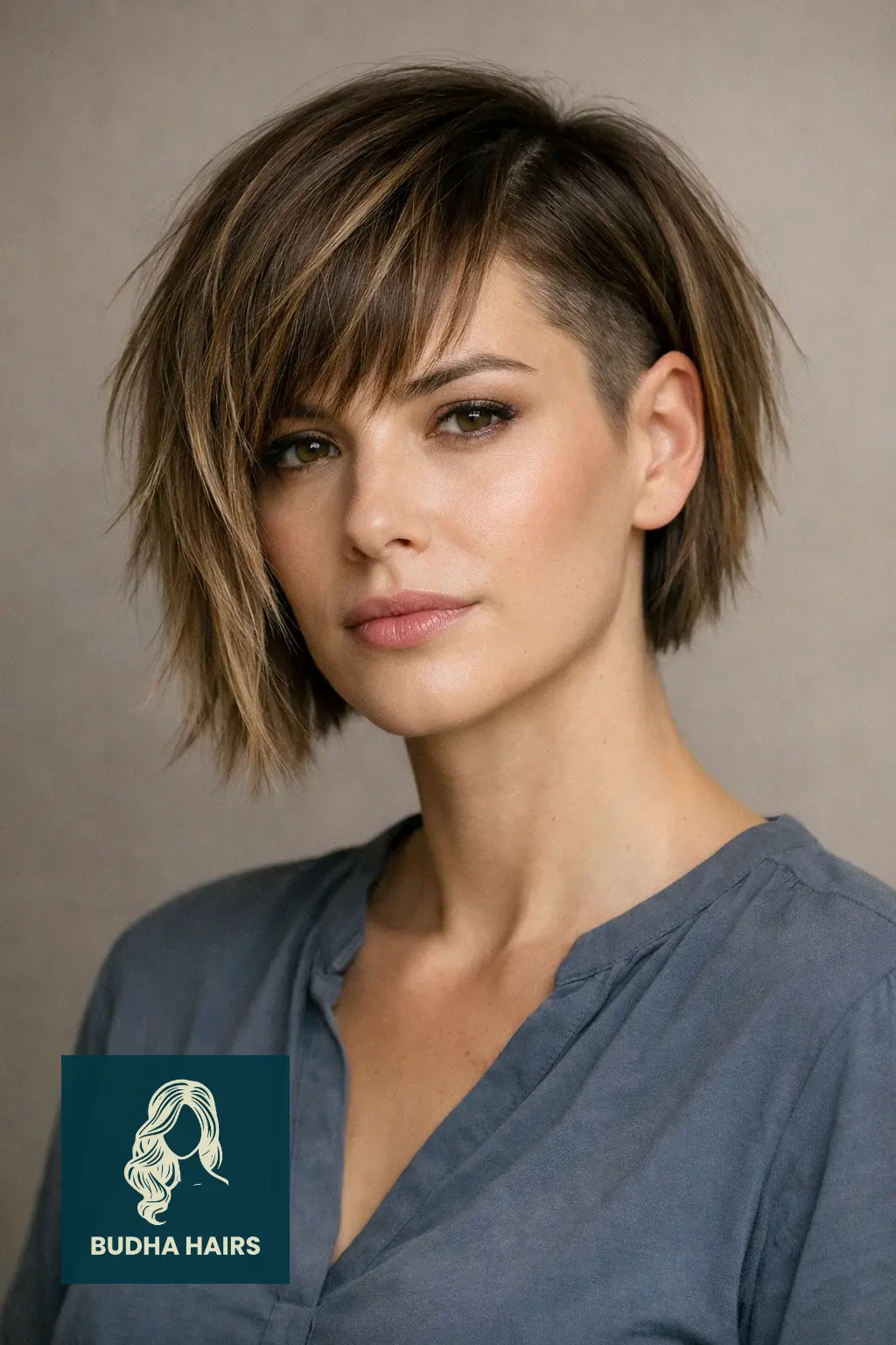 25 Best Choppy Bob Hairstyles for Fine Hair to Boost Volume 17 Choppy Bob with Undercut for Edge