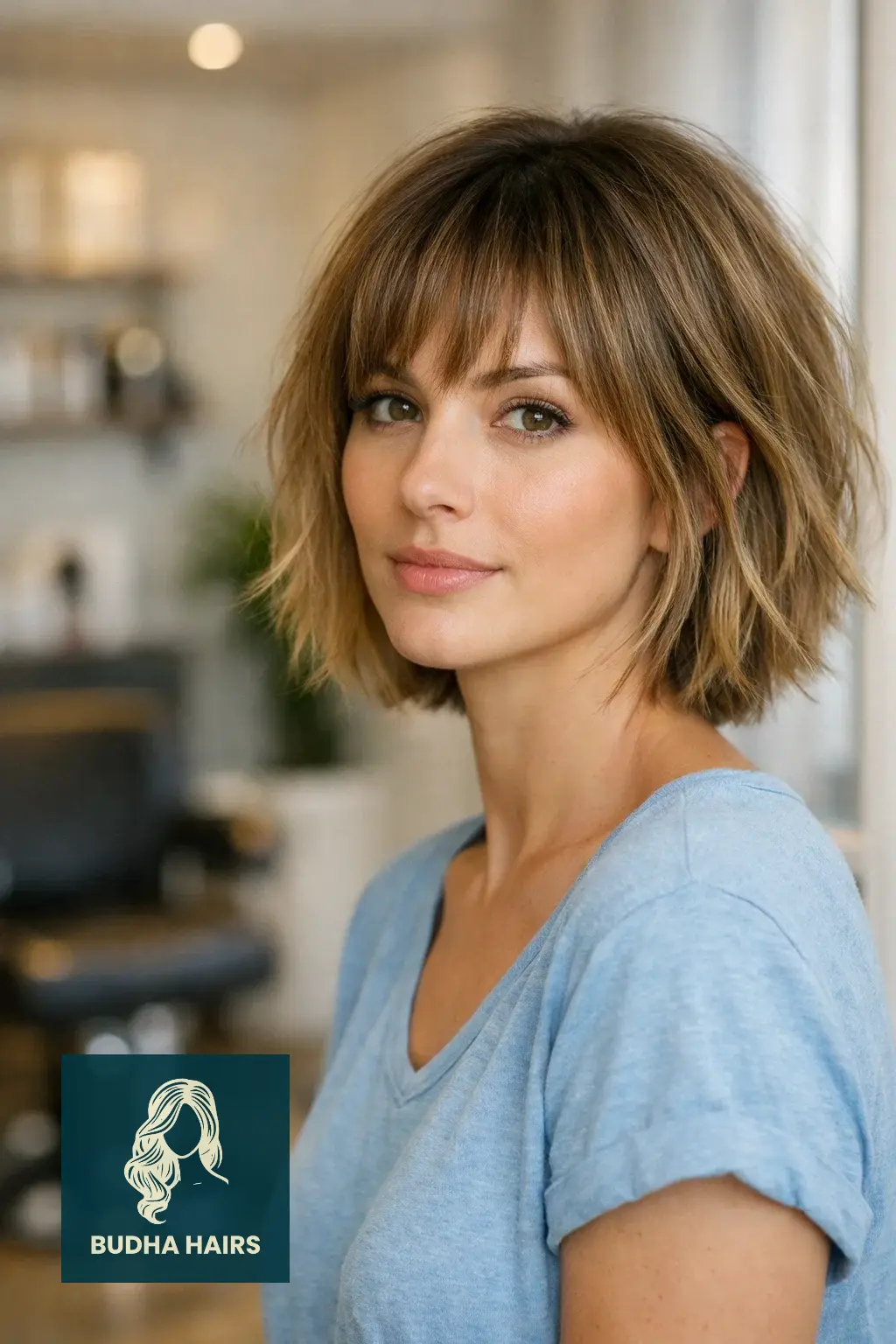 25 Best Choppy Bob Hairstyles for Fine Hair to Boost Volume 3 Choppy Bob with Wispy Bangs