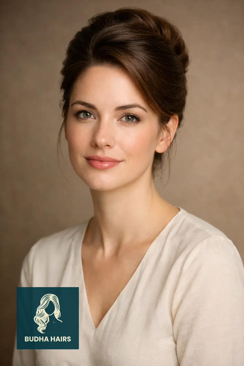 30 Bridal Shower Hairstyles for the Bride That Look Stunning 16 Classic French Twist Updo