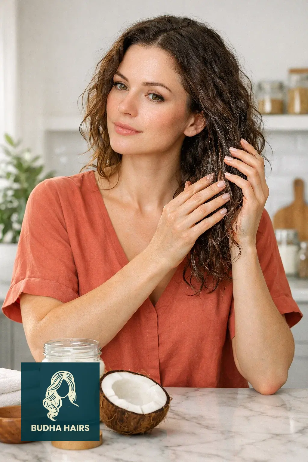 20 Best Natural Ingredients for Curly Hair (Moisture & Growth) 3 Coconut Oil (The Penetrator)