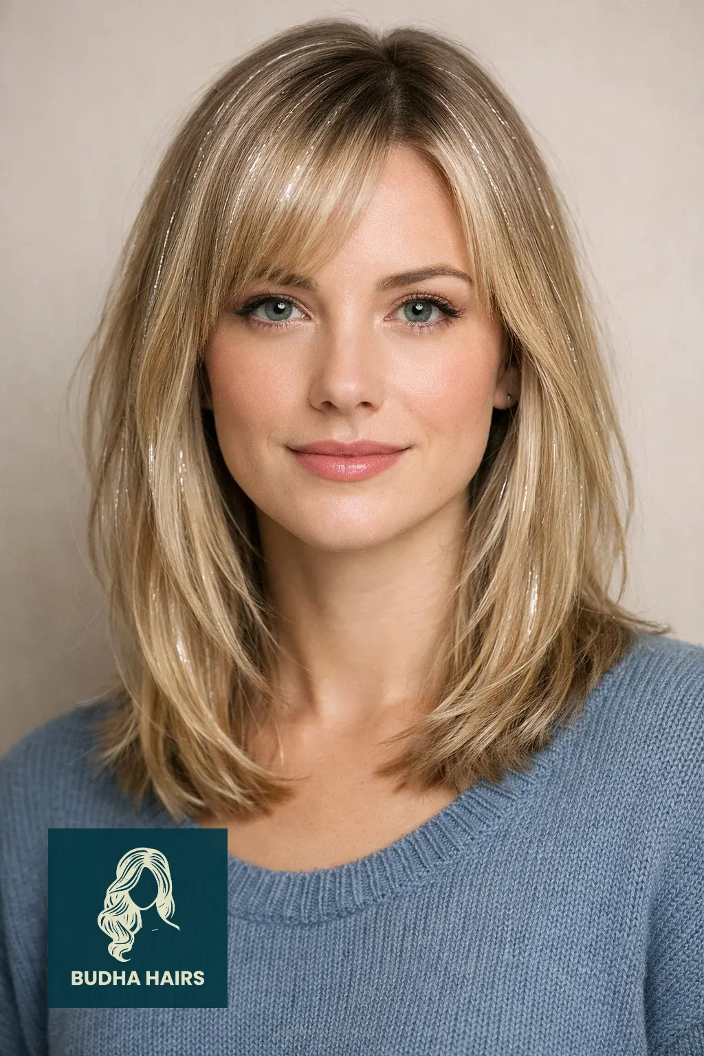 30 Best Winter Highlights for Blondes for an Arctic Glow 4 Cool-Toned Champagne "Tinsel" Highlights