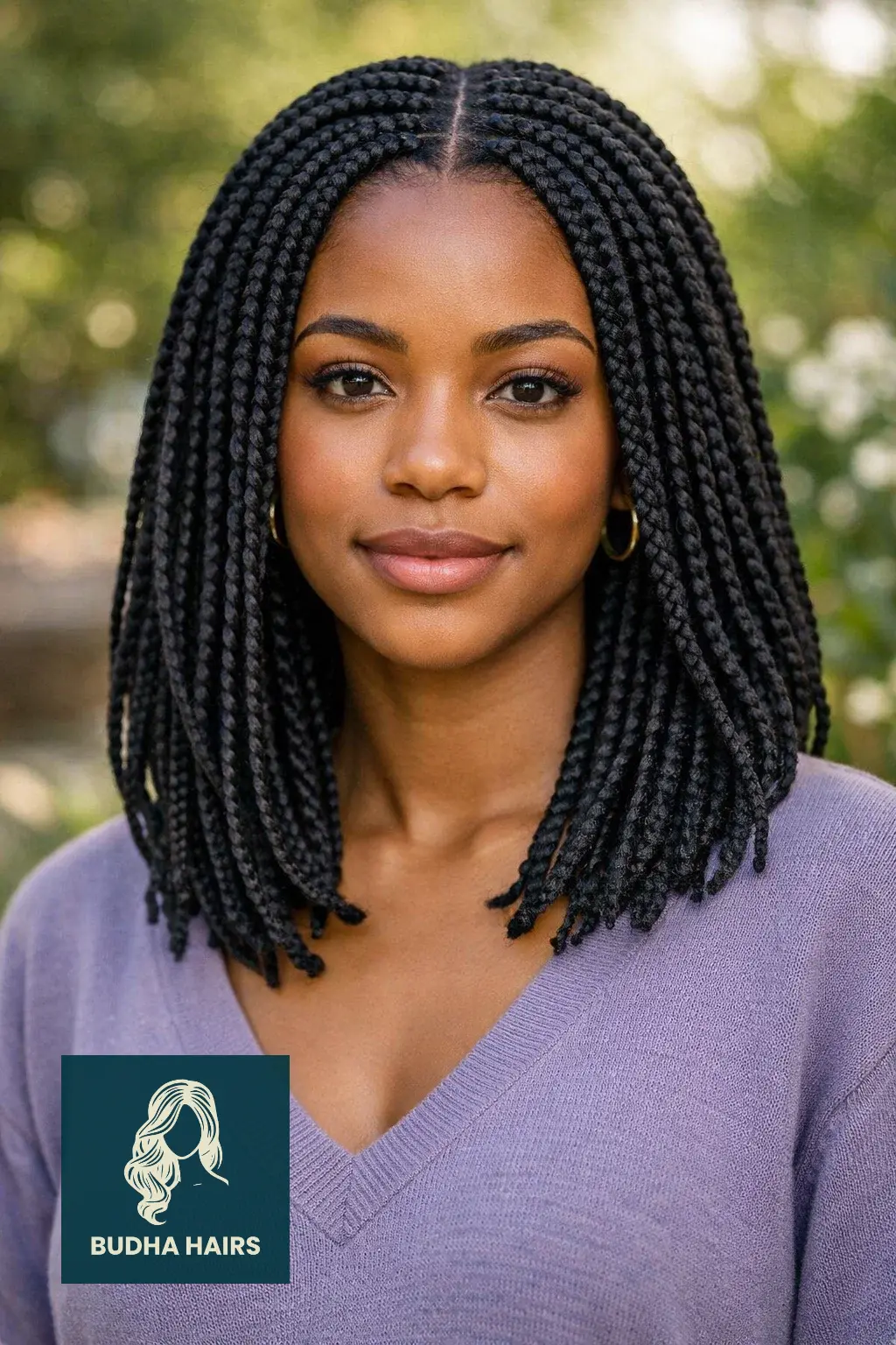 Middle Part Hairstyles for Black Women: 30 Best Trendy Styles 24 Crochet Braids with a Center Division