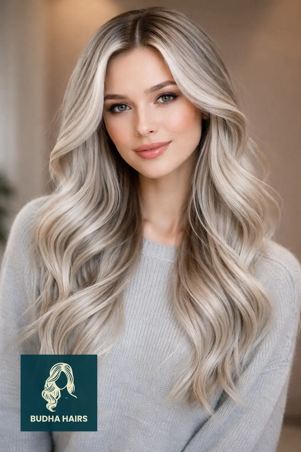 30 Best Winter Highlights for Blondes for an Arctic Glow 12 Crystalline "Glacier" Balayage