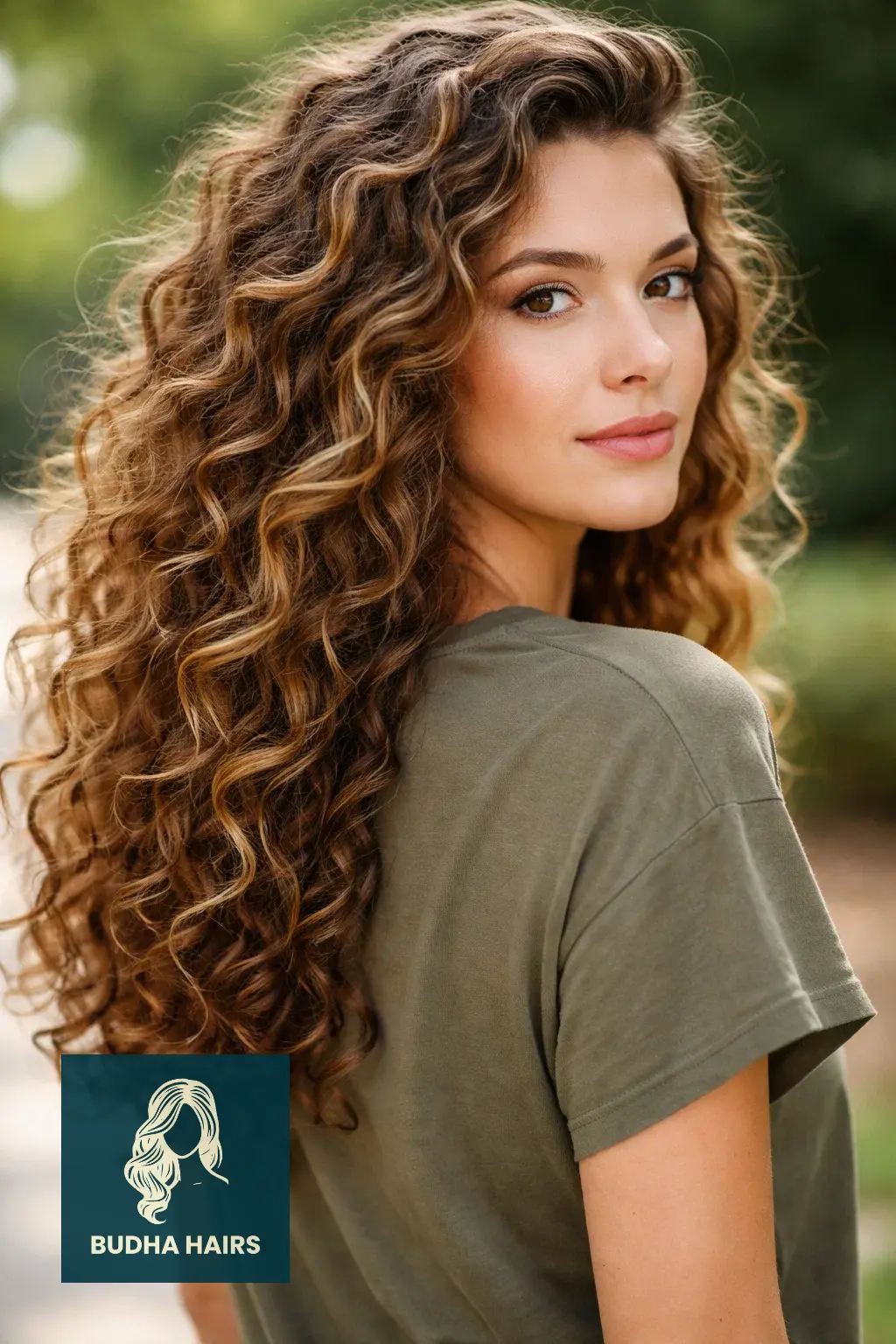 25 Must-Try Honey Blonde Balayage on Dark Hair Styles 7 Curly Honey Highlights for Natural Texture