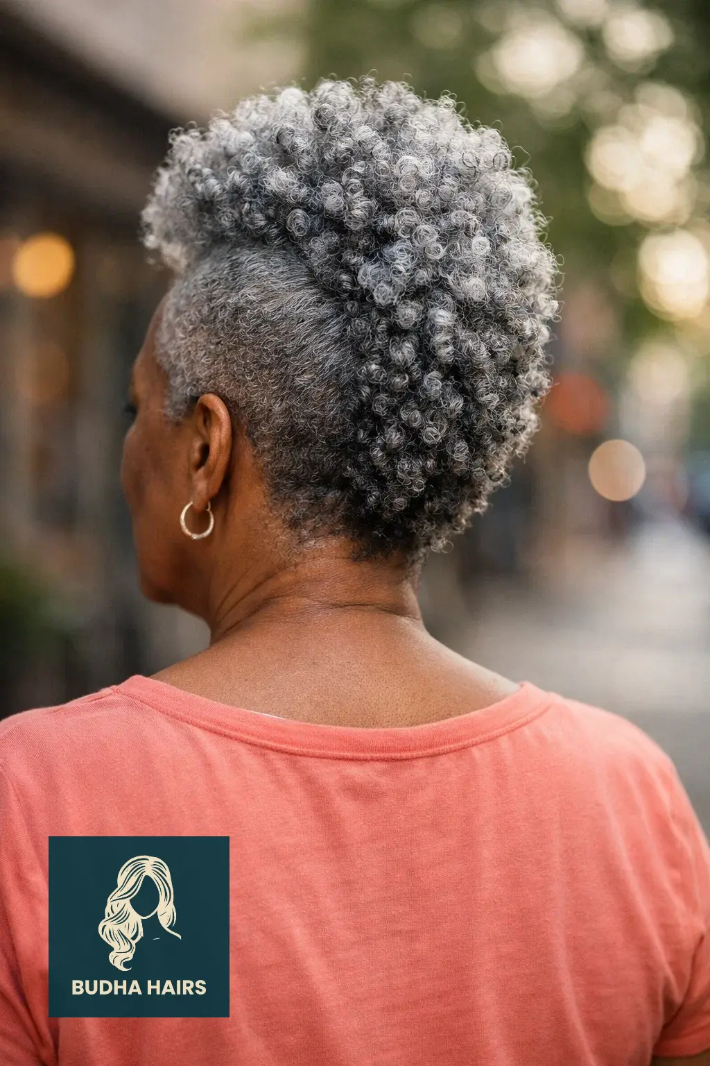 30 Stunning Hairstyles for Older Black Women with Gray Hair You’ll Love 28 Curly Mohawk (Frohawk)