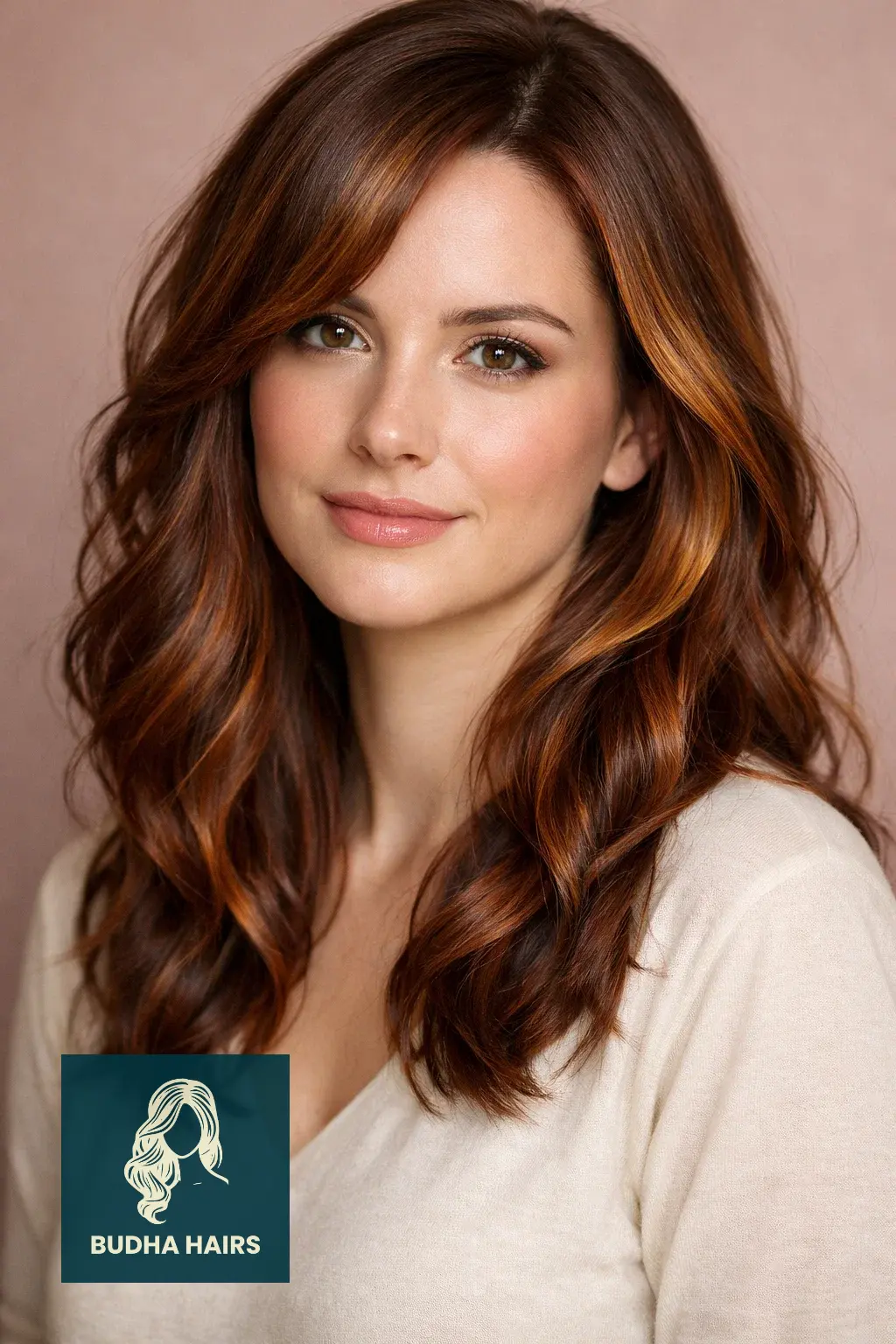 30 Warm Caramel Balayage with Honey Highlights to Try This Year 20 Dark Auburn with Honey Foliage