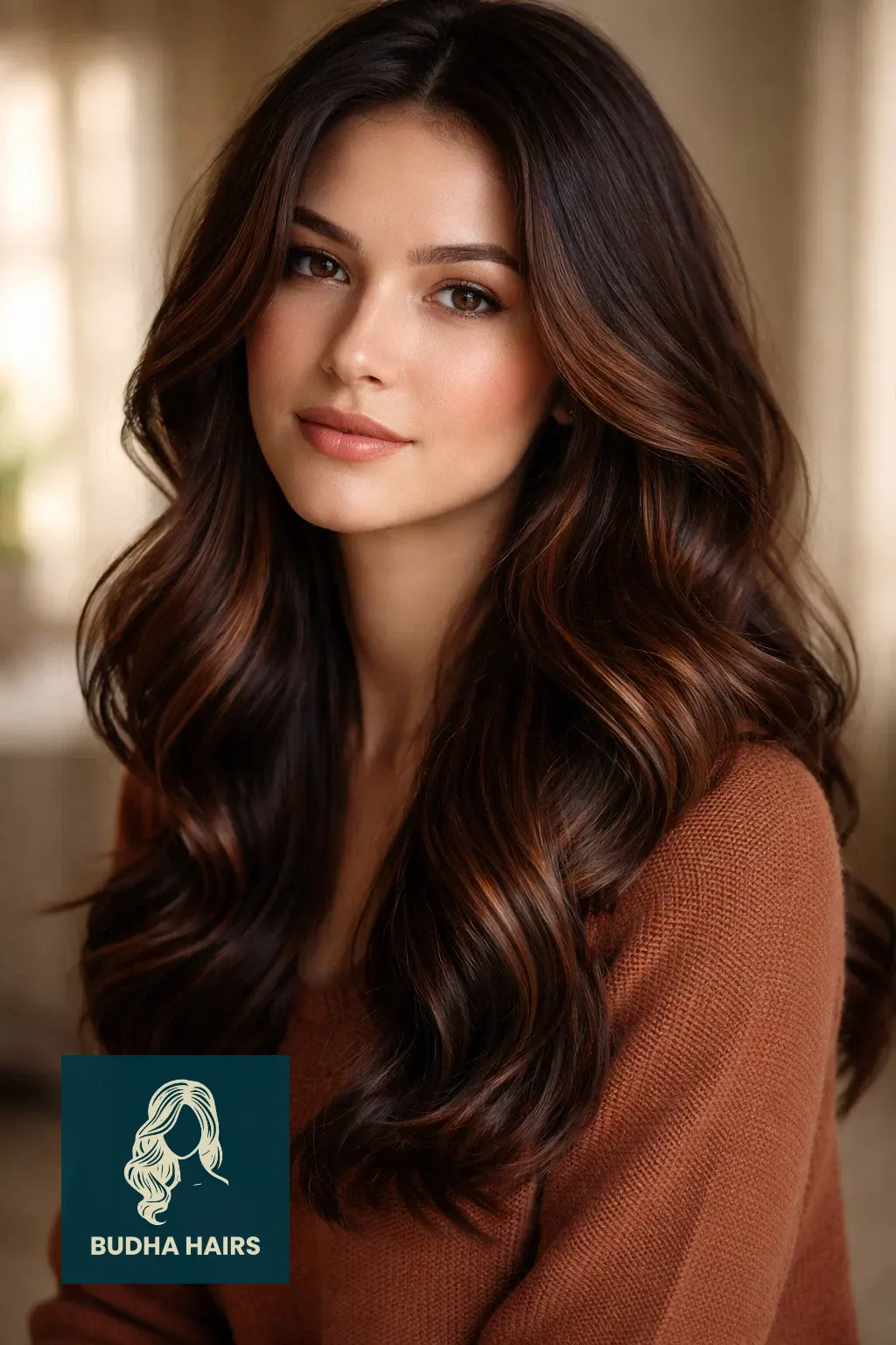 30 Best Red Copper Balayage Ideas for a High-Fashion Look 6 Dark Chocolate with "Antique Copper" Balayage