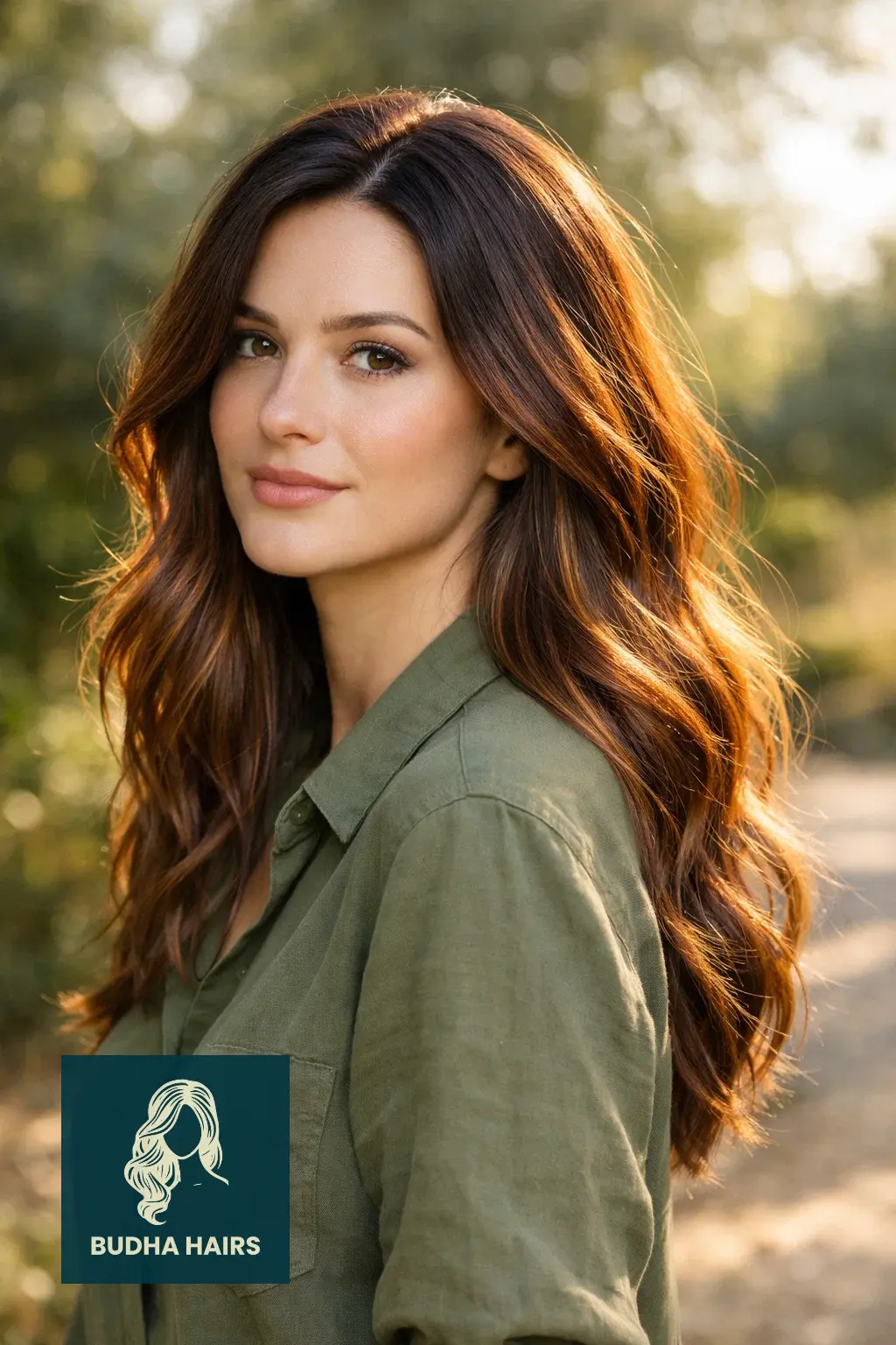 30 Winter Balayage Ideas for Brunettes with Cozy, Dark Tones 29 Deep Mahogany and Bronze Sun-Flare Balayage