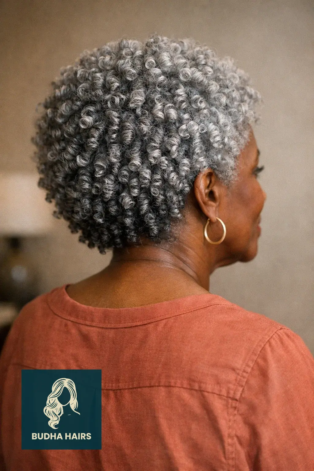 30 Stunning Hairstyles for Older Black Women with Gray Hair You’ll Love 8 Defined Straw Set on Gray Hair
