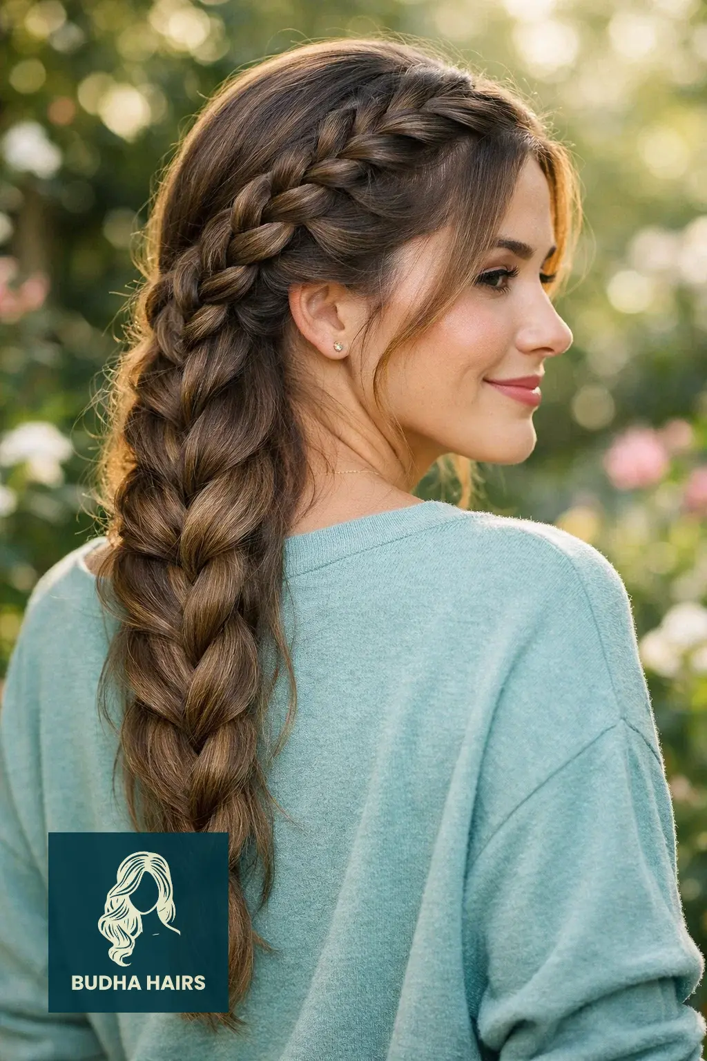 20 Gorgeous Side Part Hairstyles for Long Hair for Every Occasion 8 Dutch Braided Side Part