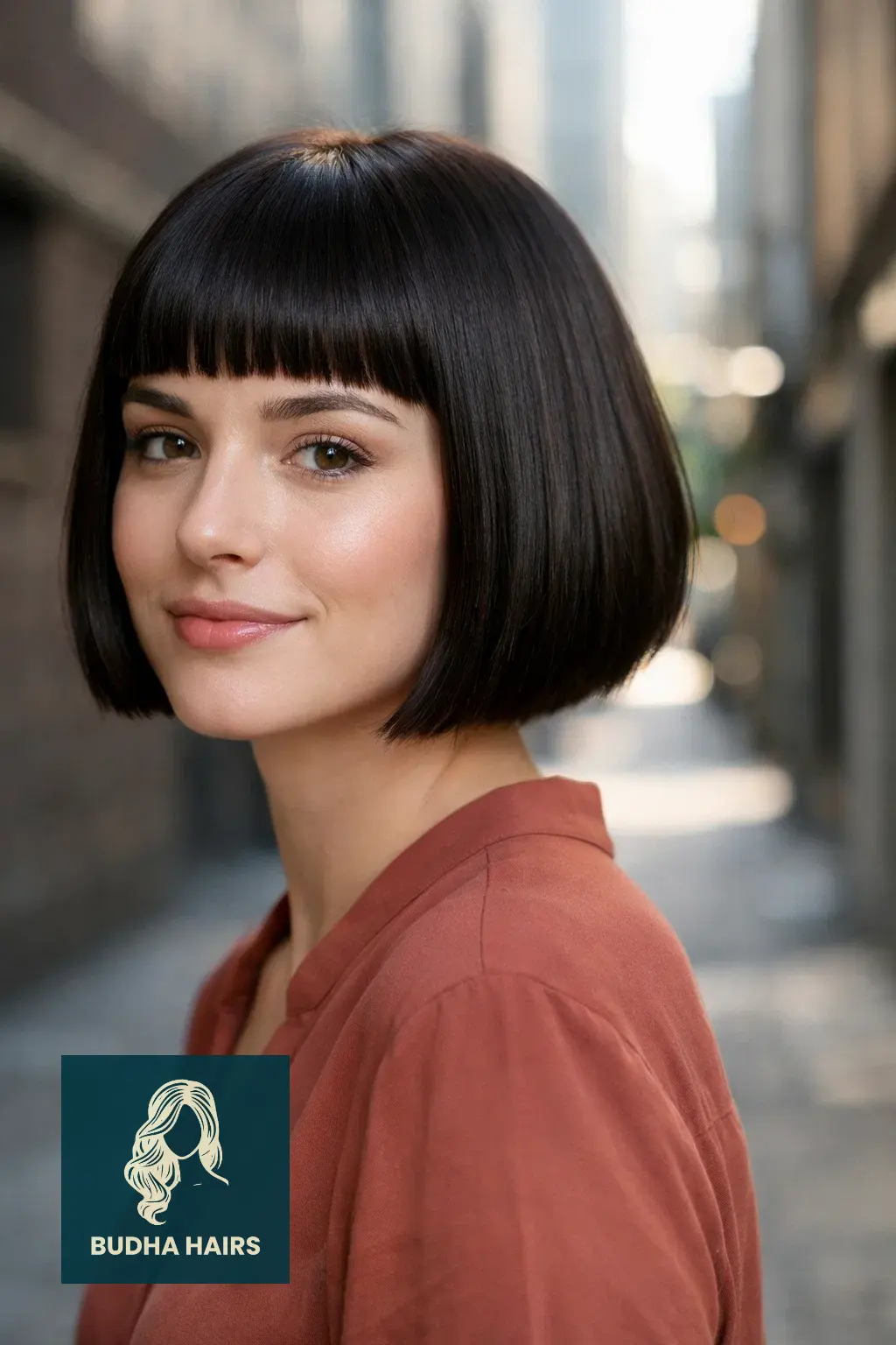 25 Best Brown Bob Hairstyles: Trendy Brunette Ideas for 2026 14 Espresso Bean Bob with Blunt Micro-Fringe