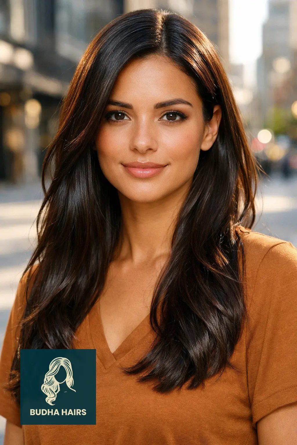 35 Best Hair Color for Brown Skin: Top Ideas for 2026 21 Espresso-Brown "Liquid" Gloss