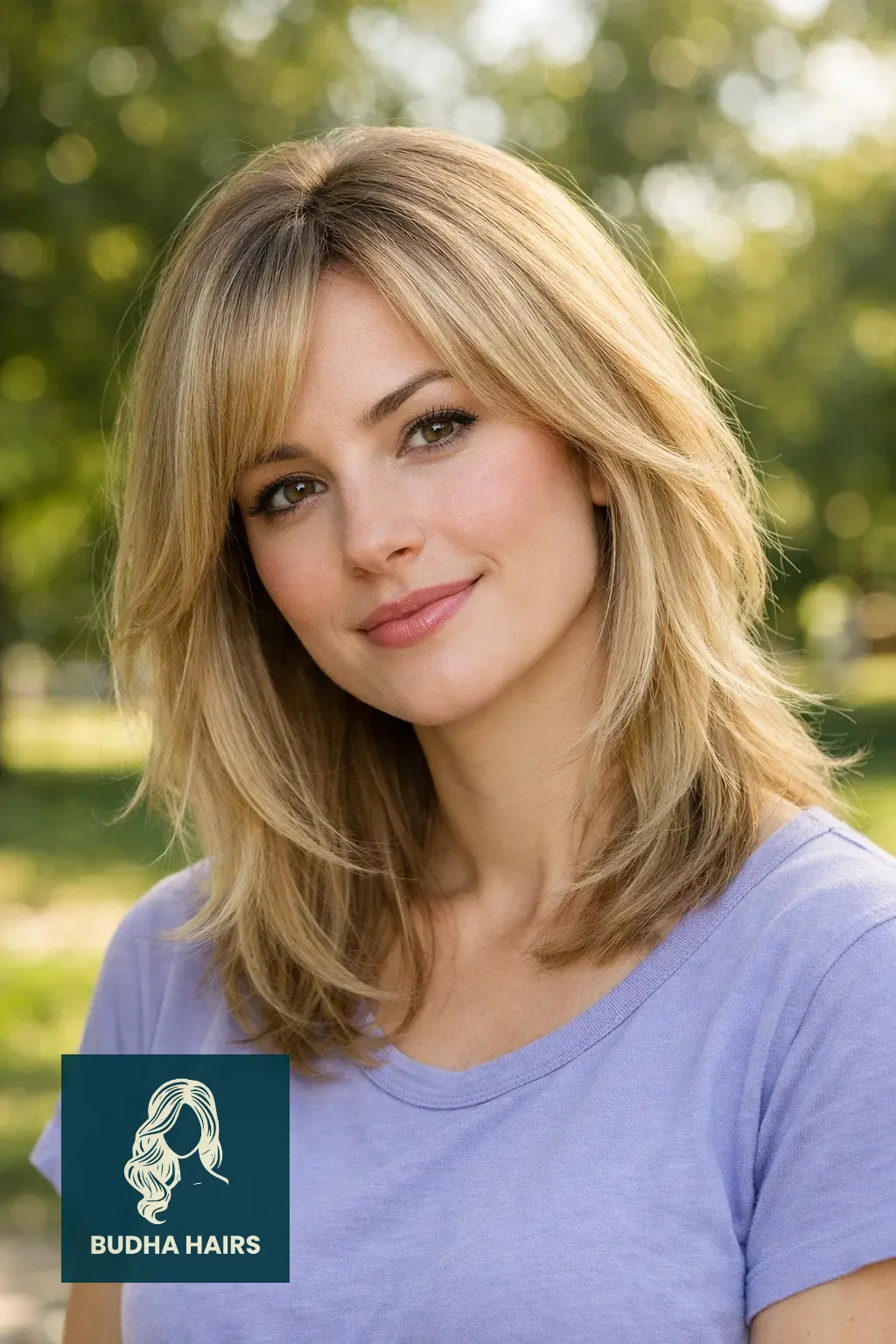 25 Flawless Fine Hair with Bangs Hairstyles: Volumizing Looks 2026 18 Face-Framing Step Layers