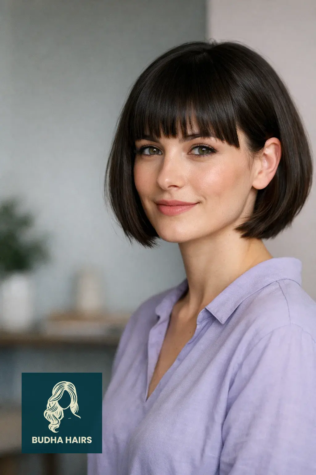 30 Elegant Hairstyles with Bangs: Stunning Formal Looks for 2026 23 Faux Bob with Blunt Bangs