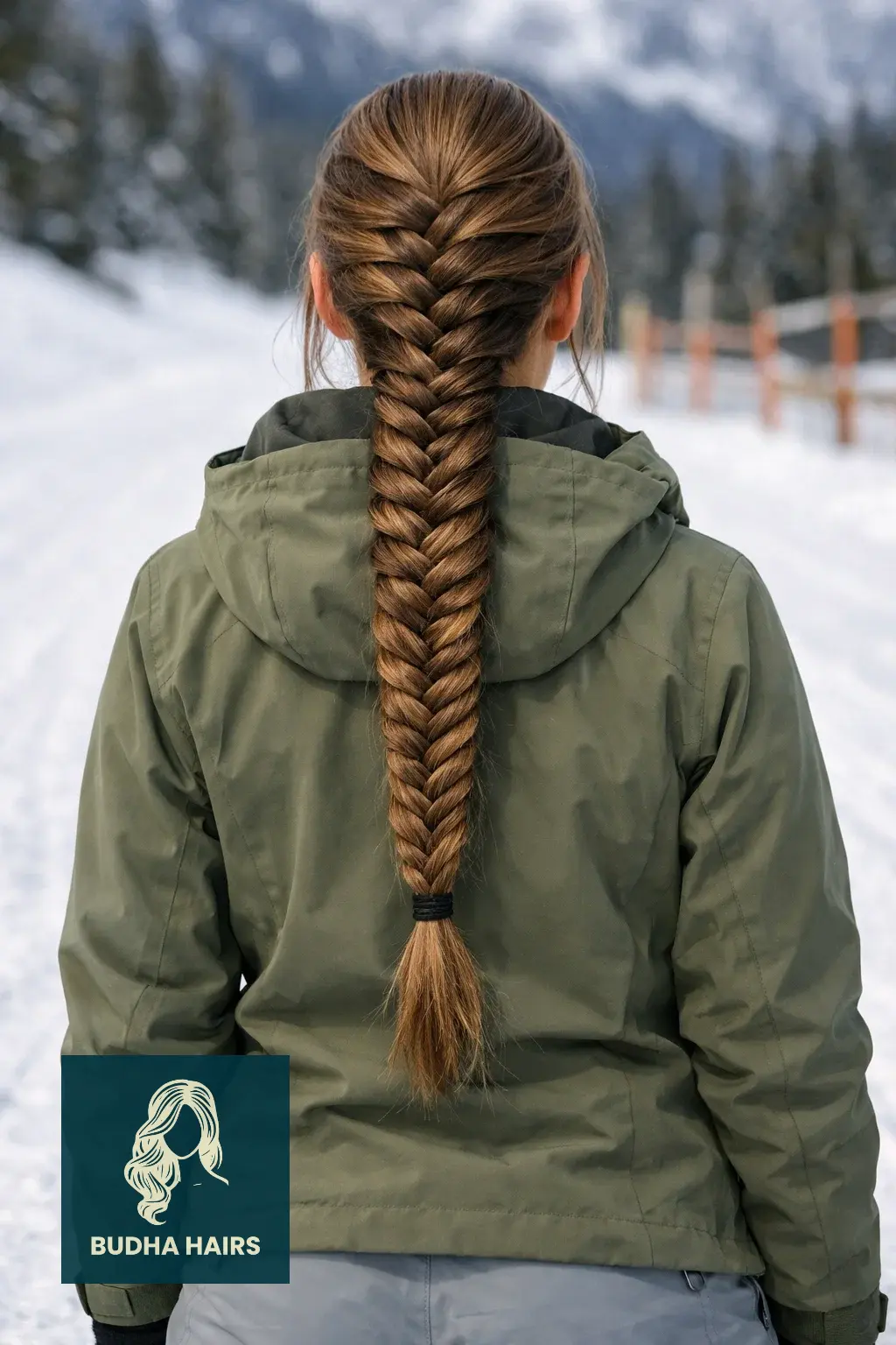 30 Best Skiing Hairstyles to Wear Under a Helmet for 2026 4 "Four-Strand" Flat Fishtail Braid