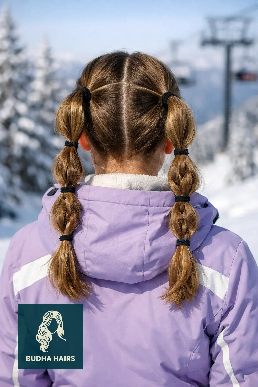 30 Best Skiing Hairstyles to Wear Under a Helmet for 2026 24 "Four-Way" Sectioned Pigtails