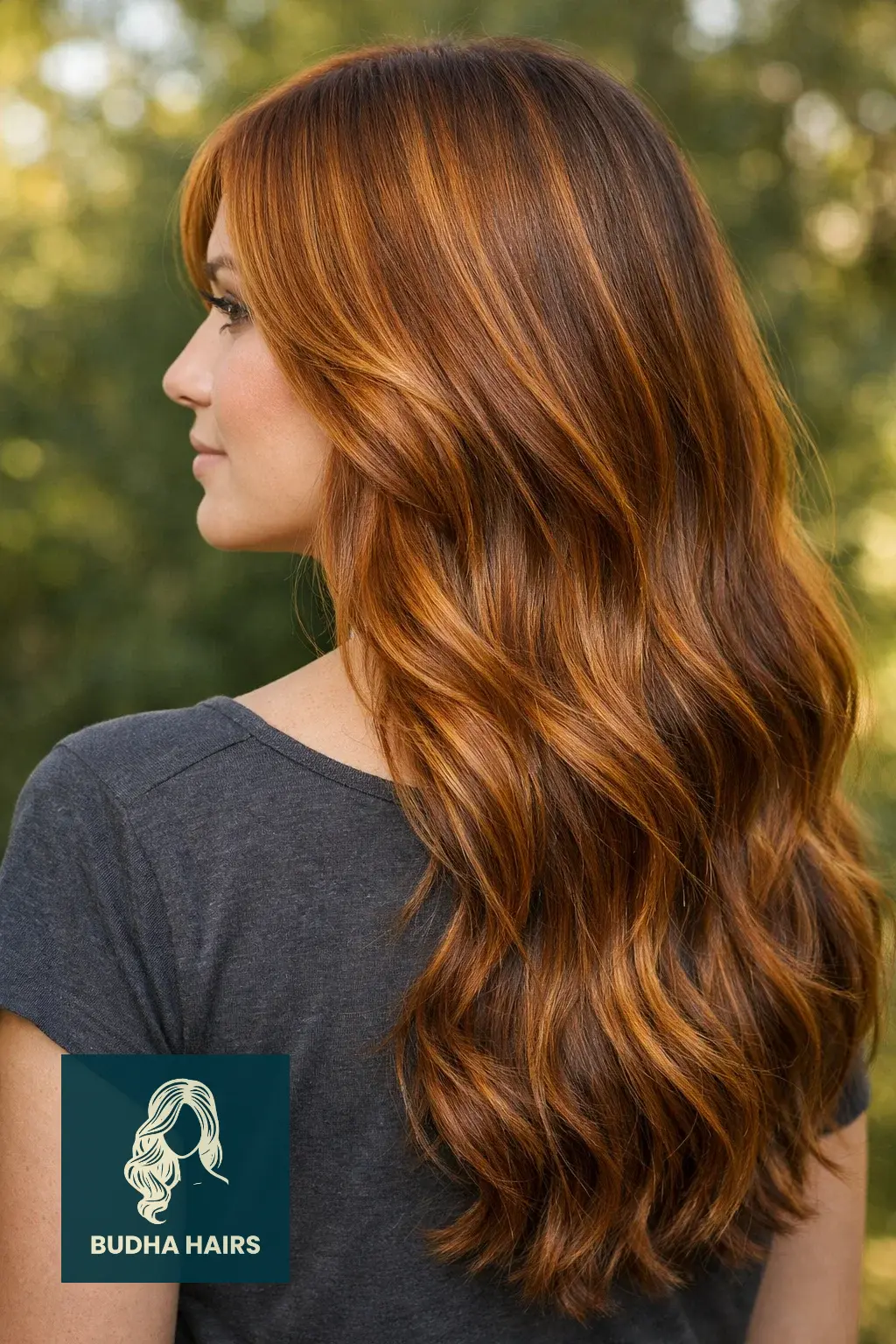 30 Best Red Copper Balayage Ideas for a High-Fashion Look 4 Ginger-Copper Babylights on Auburn Tones
