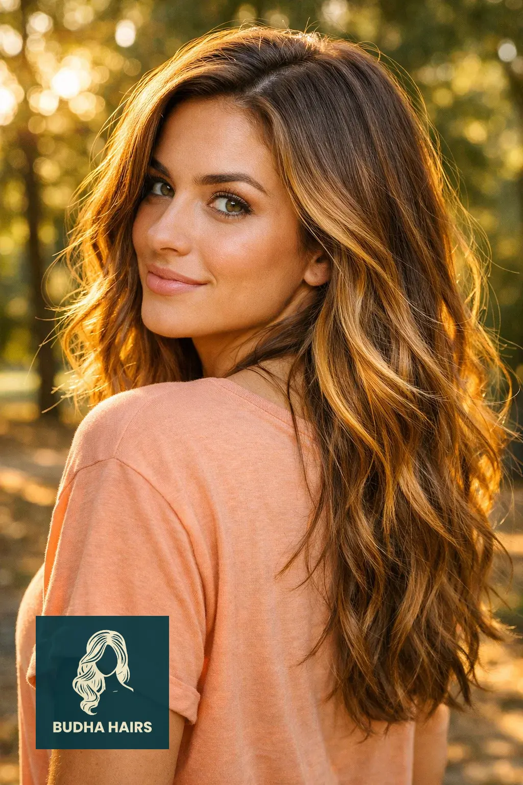 35 Best Hair Color for Brown Skin: Top Ideas for 2026 16 Golden-Amber "Sun-Trail" Highlights