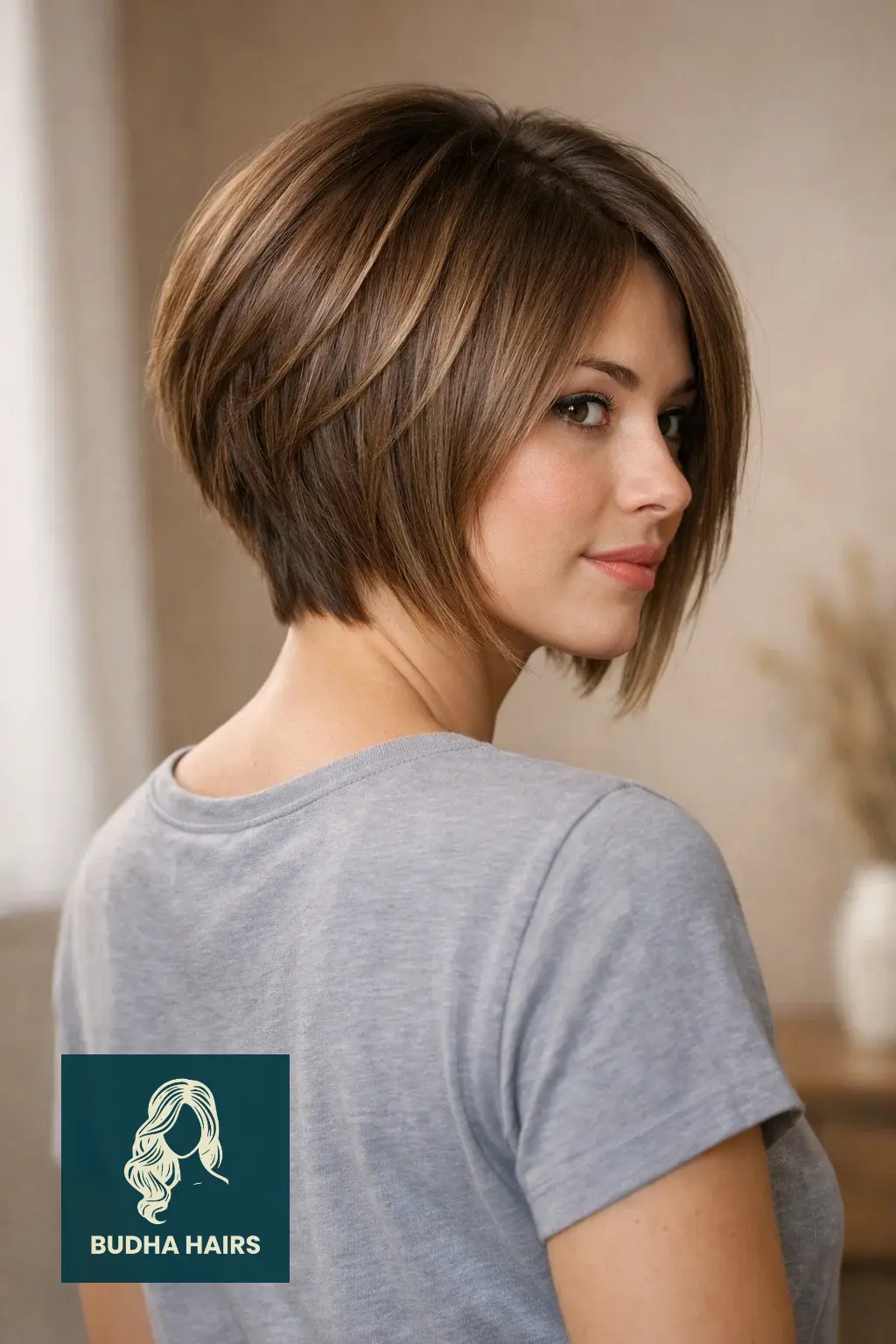 30 Cute Lob Hairstyles for Thin Hair 23 Graduated Stacked Lob with Forward Tapers