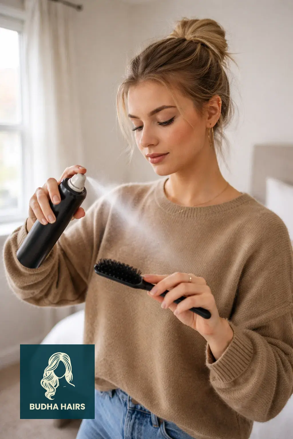 How to Control Baby Hairs: 20 Expert Hacks for Edges 3 Hairspray on the Tool, Not the Head