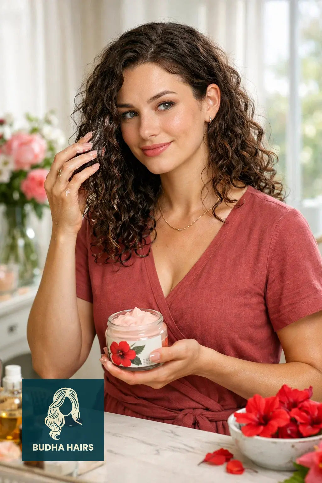 20 Best Natural Ingredients for Curly Hair (Moisture & Growth) 16 Hibiscus (The Shine Booster)