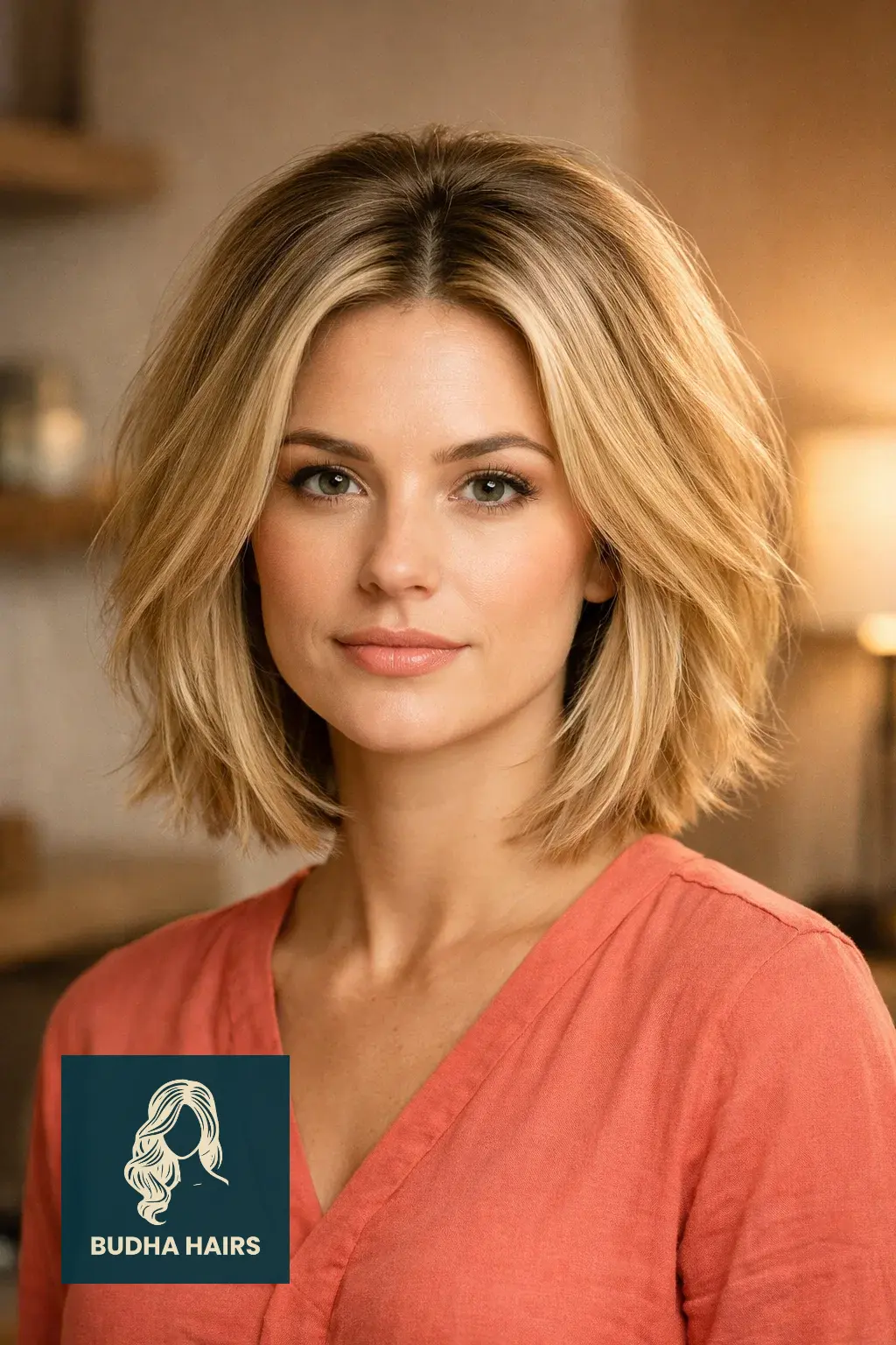 30 Cute Lob Hairstyles for Thin Hair 13 High-Volume "Power Lob" with a Middle Part