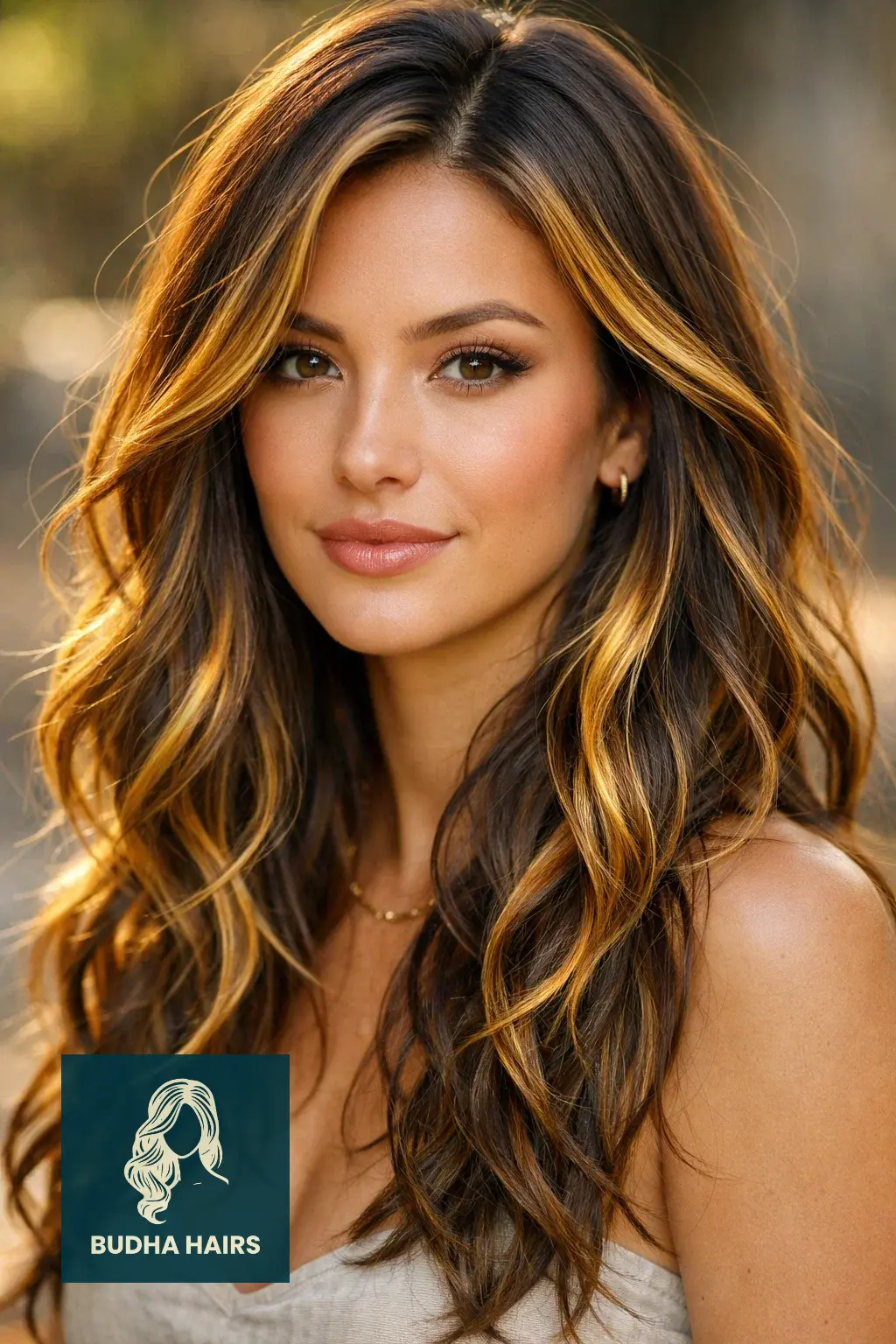 35 Best Hair Color for Brown Skin: Top Ideas for 2026 30 Honey-Gold "Sun-Trail" Highlights