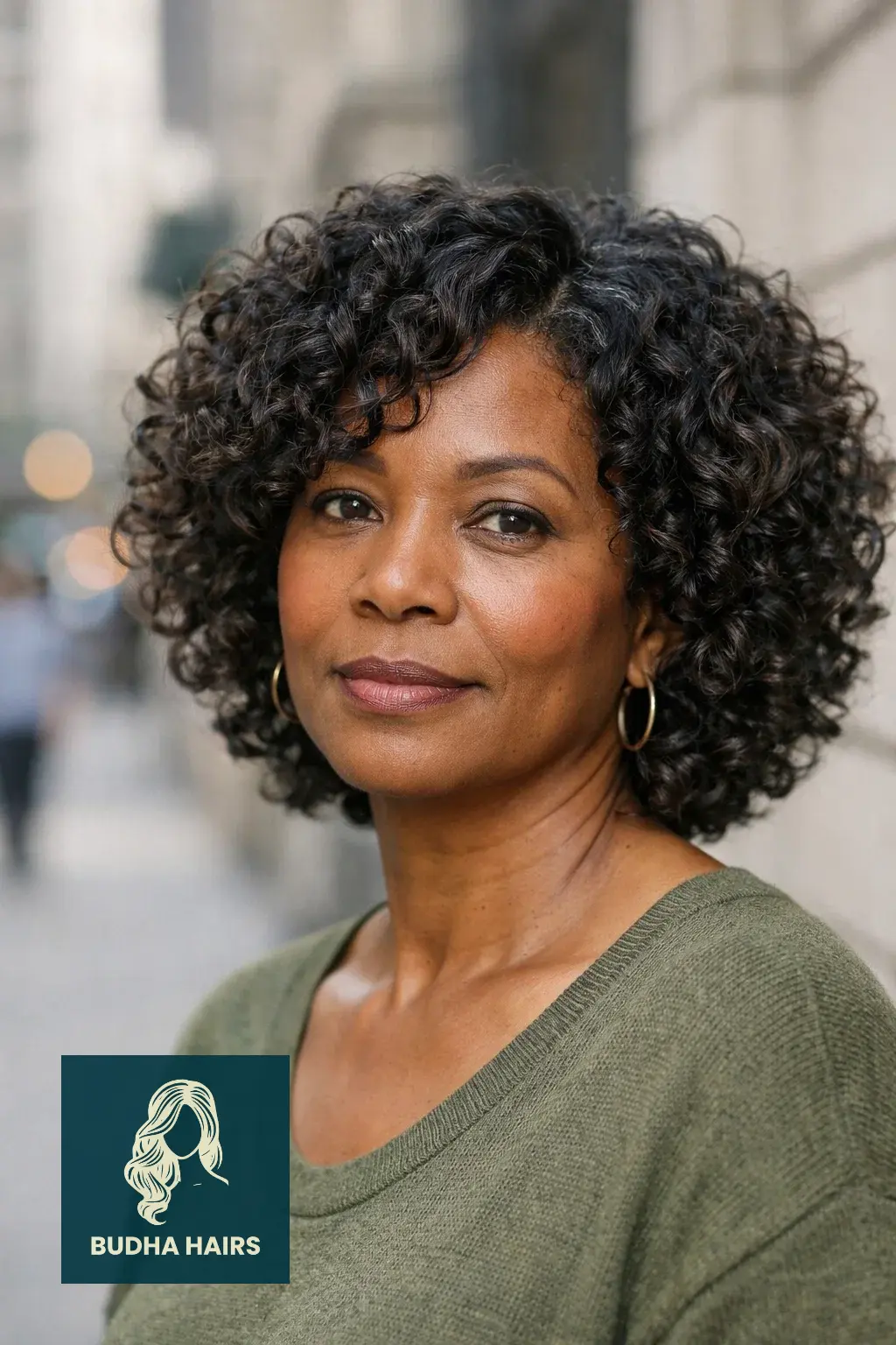 25 Stunning Bob Hairstyles for Older Black Women to Refresh Your Look 3 Layered Curly Bob