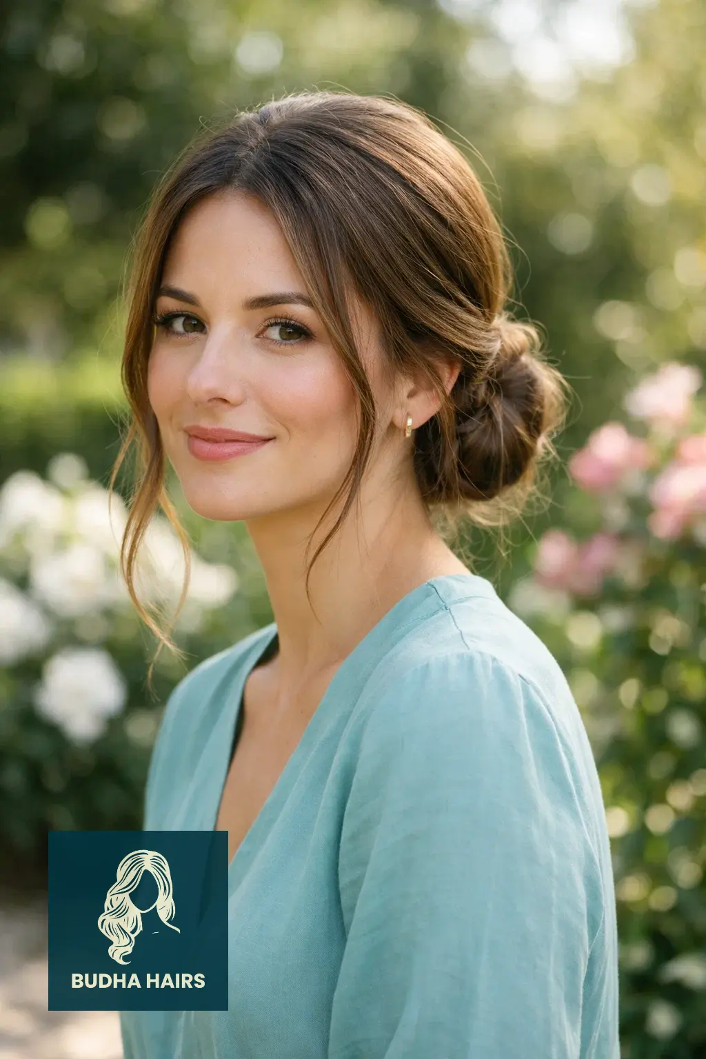 30 Elegant Hairstyles for Long Hair: Stunning Trends for 2026 26 Low Knot with Face Framing