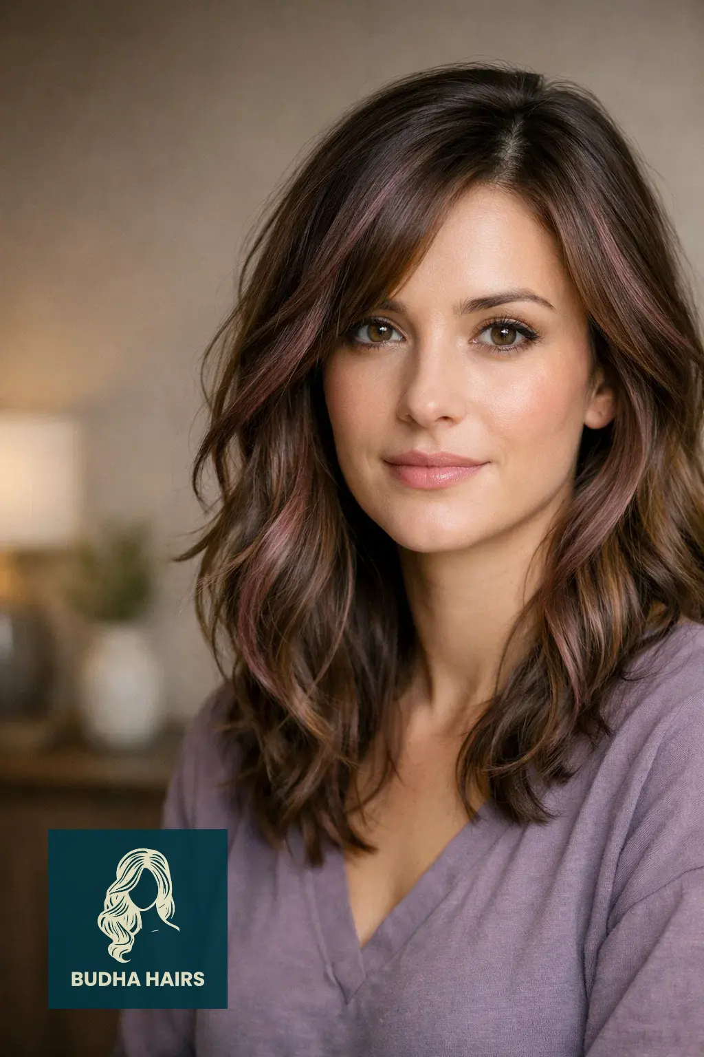 30 Best Pink Highlights in Brown Hair: Top Ideas for 2026 10 Mauve Pink "Mushroom" Highlights