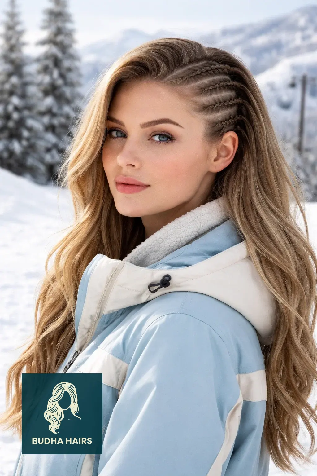 30 Best Skiing Hairstyles to Wear Under a Helmet for 2026 28 Micro Cornrow Side Detail