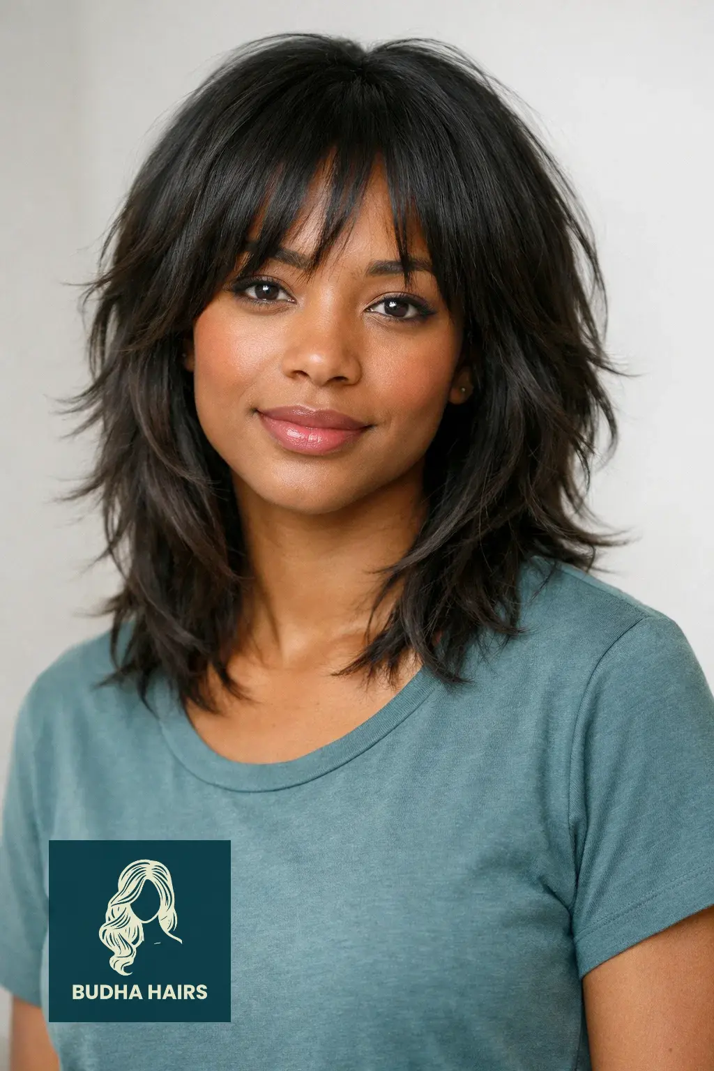Feathered Hairstyles for Black Women: 30 Iconic & Modern Looks 4 Mid-Length Shag with Feathered Ends