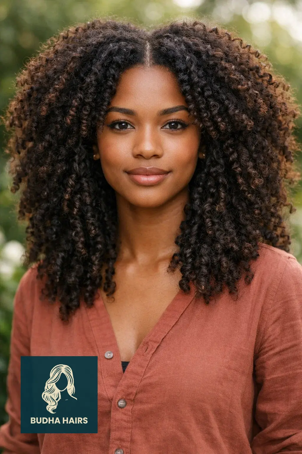 Middle Part Hairstyles for Black Women: 30 Best Trendy Styles 20 Middle Part "Lioness" Mane (High Volume Curls)