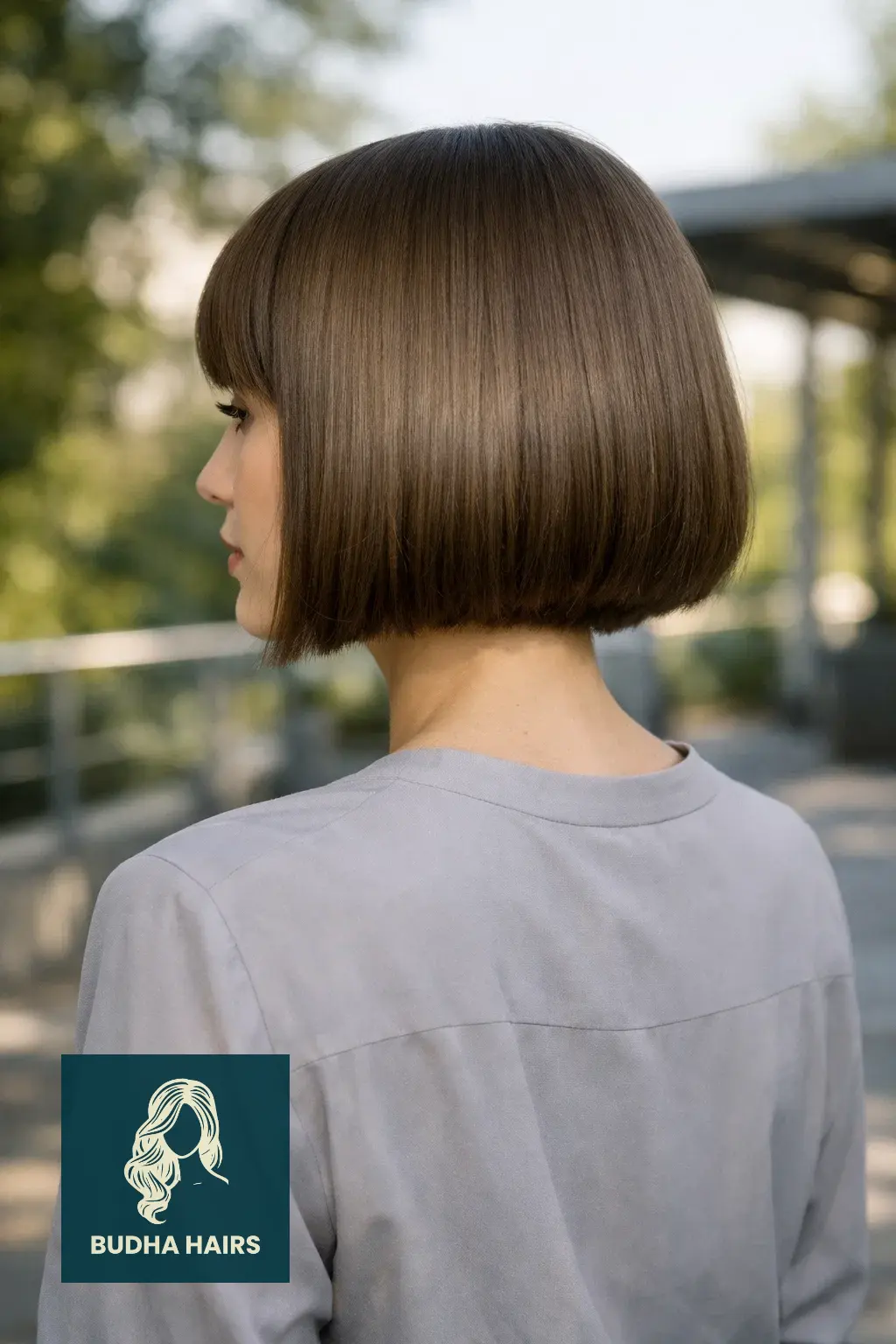 25 Best Brown Bob Hairstyles: Trendy Brunette Ideas for 2026 20 Mushroom Brown Bob with Blunt Edges