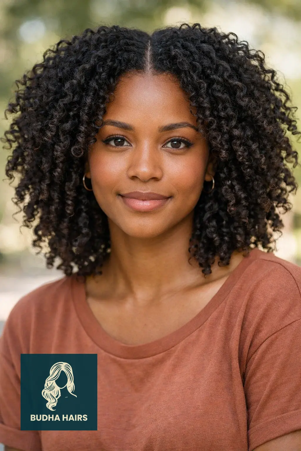 Middle Part Hairstyles for Black Women: 30 Best Trendy Styles 4 Natural Curls with a Defined Center Part