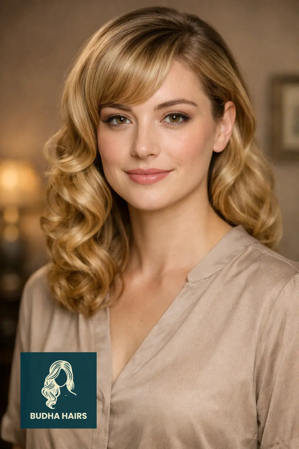 30 Elegant Hairstyles with Bangs: Stunning Formal Looks for 2026 29 Old Hollywood Curls with Side Bangs