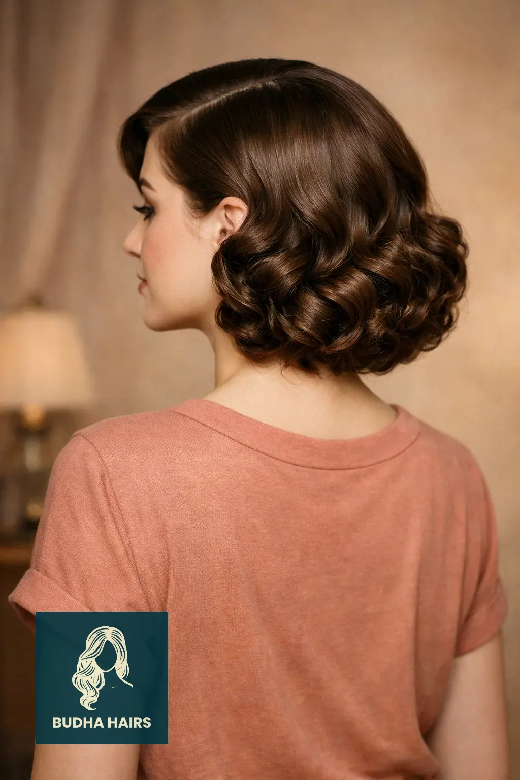 30 Bridal Shower Hairstyles for the Bride That Look Stunning 23 Pin-Curled Bob with Deep Side Part