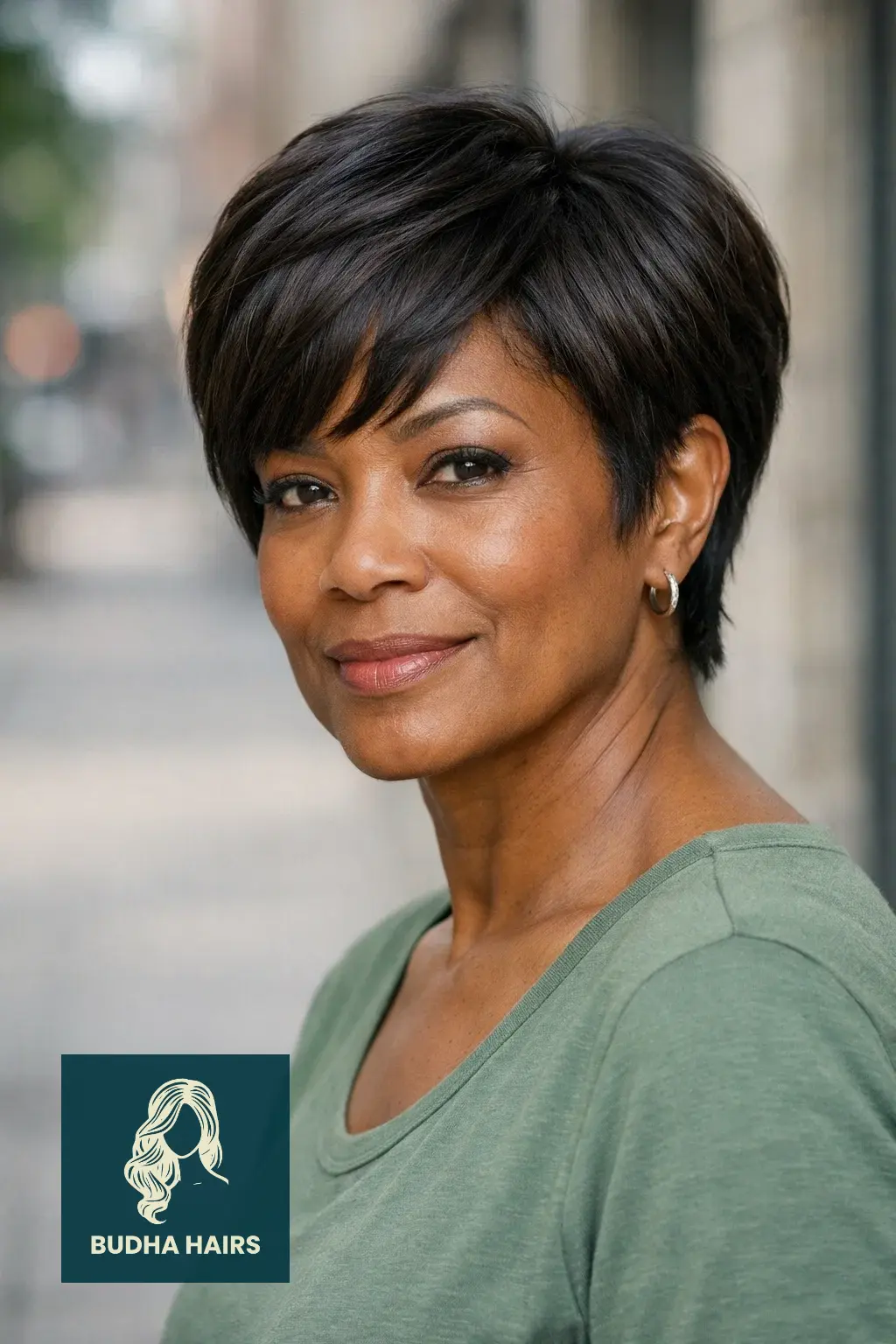 25 Stunning Bob Hairstyles for Older Black Women to Refresh Your Look 7 Pixie Bob Hybrid ( The Bixie)