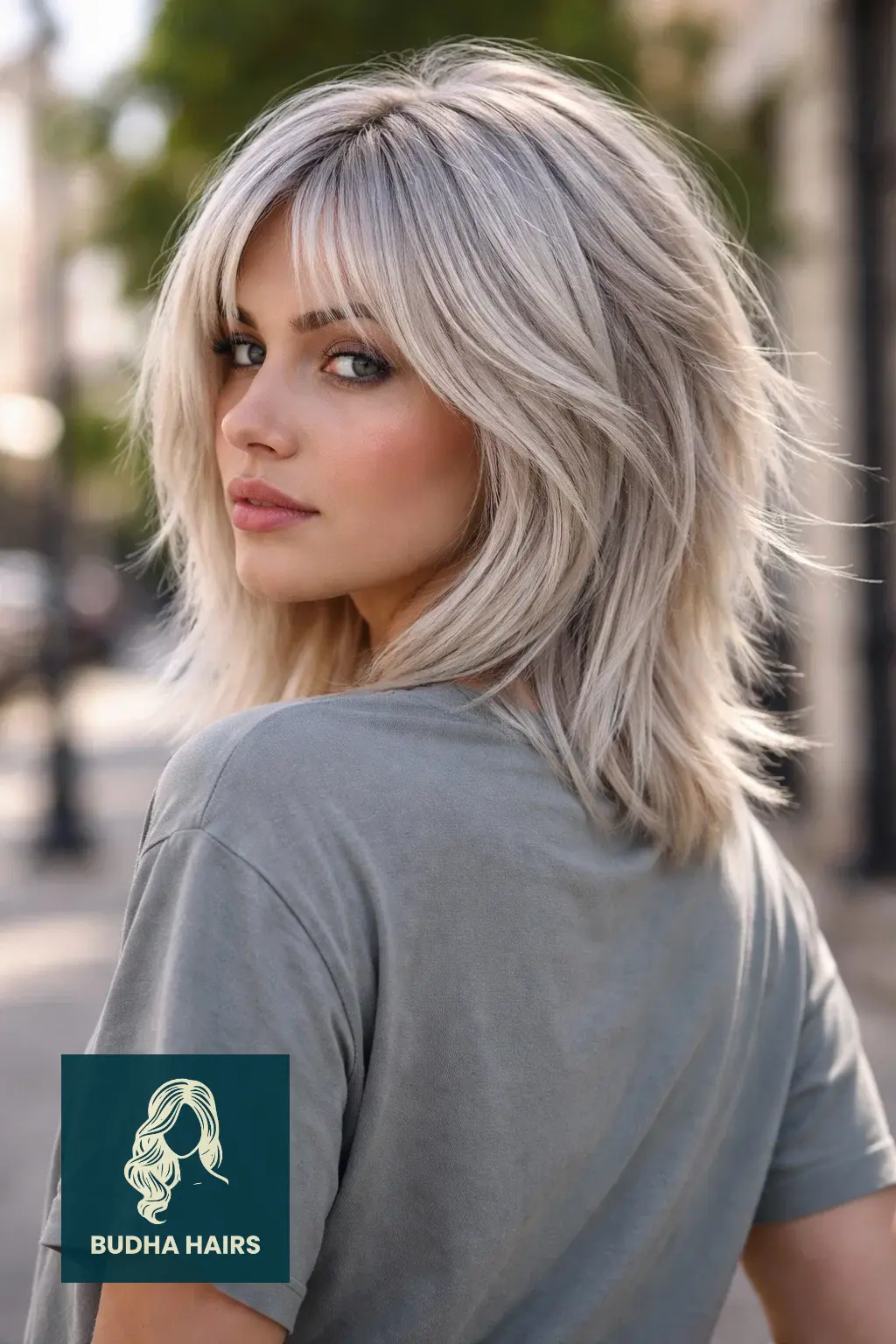 30 Blonde Bob Hairstyles That Look Fresh and Stylish 28 Platinum-Silver "Wolf Bob"