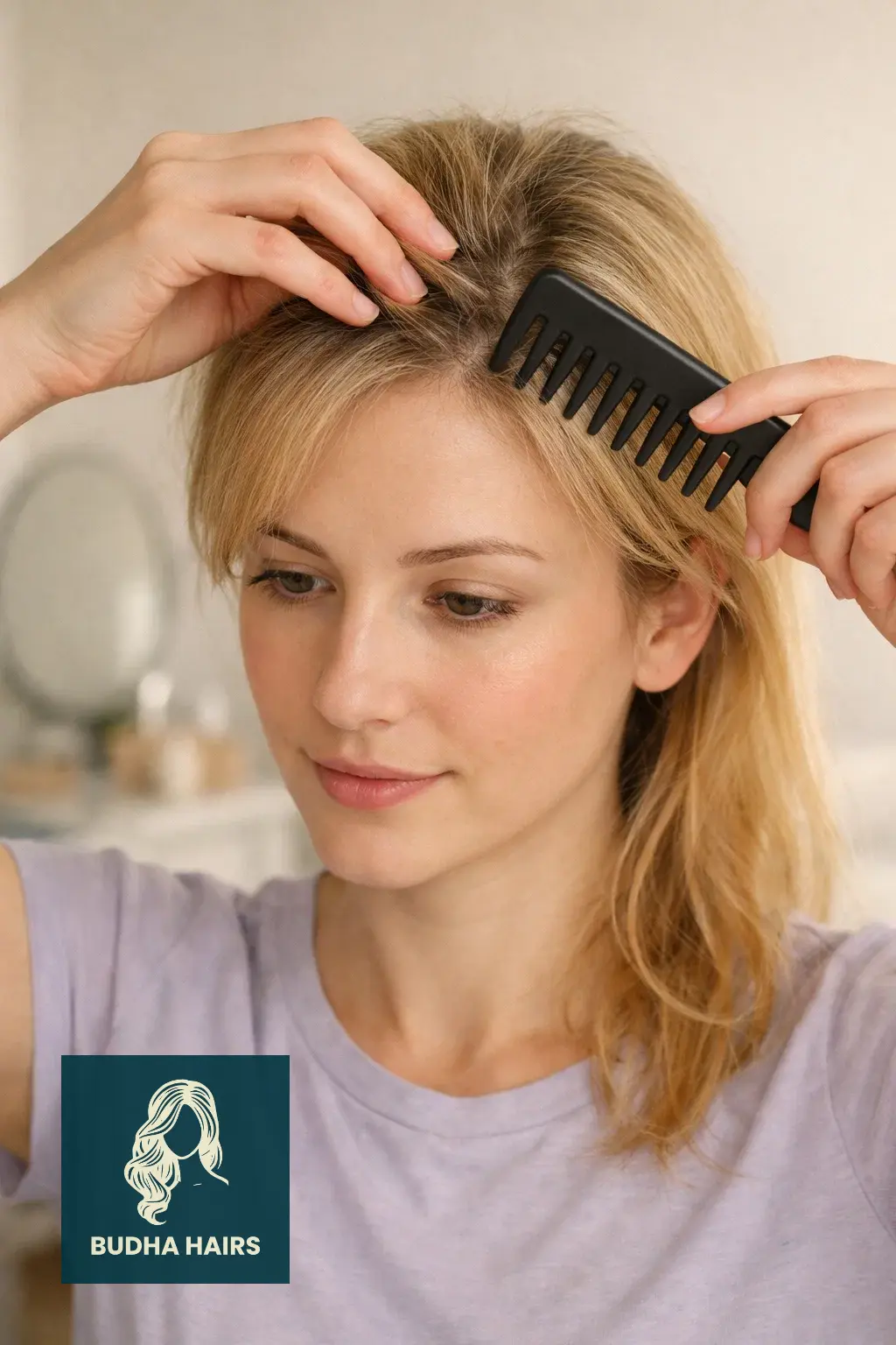 How to Stop Hair Breakage at the Crown and Restore Thickness 5 Proper Detangling Techniques