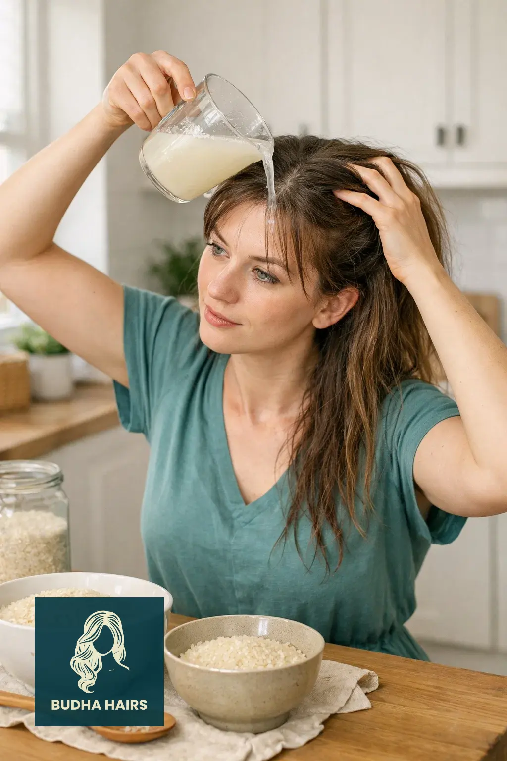 Natural Remedies for Hair Growth for Faster, Fuller Hair 8 Rice Water (Inositol Treatment)